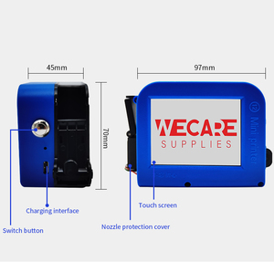 <span class=keywords><strong>Imprimante</strong></span> à <span class=keywords><strong>jet</strong></span> <span class=keywords><strong>d</strong></span>'<span class=keywords><strong>encre</strong></span> portable WECARE utilisant une cartouche <span class=keywords><strong>d</strong></span>'<span class=keywords><strong>encre</strong></span> à séchage rapide pour le codage et le marquage - Product Image 2