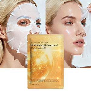 Mascarilla Facial Coreana Hidratante y Blanqueadora con Glutatión, pH Ácido Suave para Piel Sensible, OEM - Product Image 1
