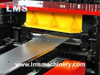 Ligne de production de cadre extérieur de fumée de registre d'incendie LMS entièrement automatique avec composant de pompe à noyau