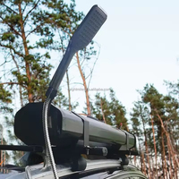 Douche de camping pour véhicule tout-terrain avec réservoir d'eau pressurisé EM 30L, support de toit en aluminium et tuyau de pulvérisation