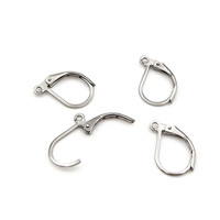 Crochets français en acier inoxydable couleur or véritable, fabrication directe d'usine, pour boucles d'oreilles européennes, accessoires et composants de bijoux DIY