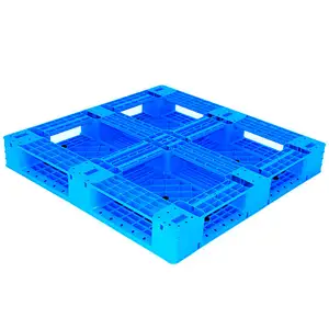 Wholesale Heavy Duty Industrial 3 Runners Reusable Closed Deck Food Grade Hygenic Euro Plastic Pallet 1200 X 800 X 150mm
