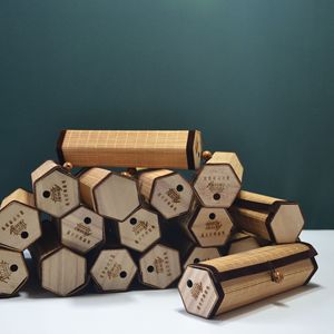 Bamboo Gift Box Rectangle Custom Made Thickness Length Wood Material Printing Logo Available For Packaging Storage - Product Image 1