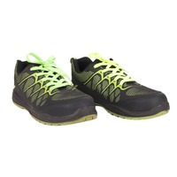 Chaussures de sécurité à embout d'acier, tige en maille KPU, chaussures de travail montantes, chantiers de construction, unisexe, été, semelle intermédiaire en fer, isolation électrique