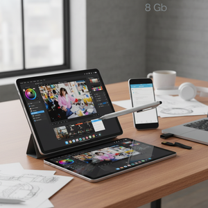 ปากกาสไตลัส USB ขนาด 9x140 มม. พร้อมหน่วยความจำ 8GB สำหรับแท็บเล็ตและโทรศัพท์ - Product Image 3
