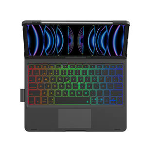 Étui clavier rotatif à 360 ° pour iPad Mini 6th 8.3 2021 avec clavier sans fil, porte-crayon, fonction veille/réveil automatique - Product Image 2