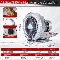 Souffleur d'air vortex haute pression BOLIDE, haute efficacité, en aluminium, 120W, 220V, moteur à fil de cuivre intégral, faible bruit, pour oxygénation d'étang à poissons