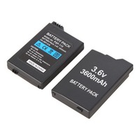 Baterai Lithium 3.6V 2400mah 3600mah untuk PSP2000/3000 Baterai Isi Ulang untuk Aksesoris Game PSP1000