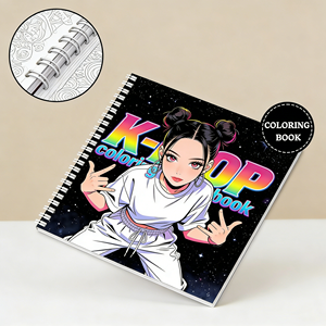 Quaderno a Spirale Personalizzato di Lusso Premium <span class=keywords><strong>per</strong></span> Adulti, Libri <span class=keywords><strong>per</strong></span> Alleviare Ansia e Stress, Materiale Scolastico, Spedizione Globale - Product Image 4