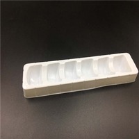 Emballage de boîte à macarons en plastique transparent blister personnalisé pour animaux de compagnie contenant pour macarons avec plateau
