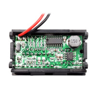 Indicateur de capacité de batterie au lithium LIXINCAcid, affichage numérique LED rouge et bleu, voltmètre, double USB, testeur de tension, mesure