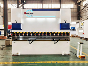 Máquina de Dobrar Chapa Sanxin Hot Selling de 2m 3.2m com Sistema de Controle TP10S 2D Flexível para Aço Inoxidável - Product Image 2
