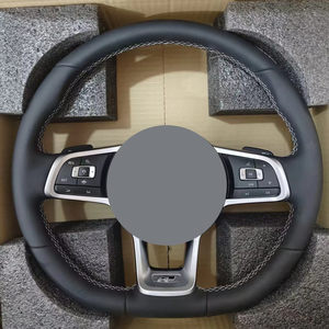 <span class=keywords><strong>Volant</strong></span> en cuir amélioré pour Volkswagen <span class=keywords><strong>Golf</strong></span> 6/<span class=keywords><strong>7</strong></span> R R-line <span class=keywords><strong>Golf</strong></span> MK6 Mk7 GTI <span class=keywords><strong>GTD</strong></span> Passat Plug and Play - Product Image 1