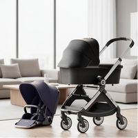 Hotmom 2 en 1 nouveau-né poussette Carrinho De Bebe bébé vivant landau vente à chaud produit pour bébé