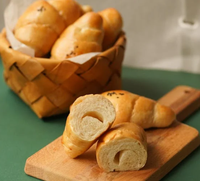 Machine à former des mini-croissants en acier inoxydable, machine à rouler la pâte automatique pour la production de croissants