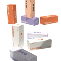 Boîte en carton pliable auto-érectrice personnalisée en matériaux recyclés écologiques avec pelliculage mat pour cosmétiques, perruques, rouges à lèvres, soins de la peau, lotions
