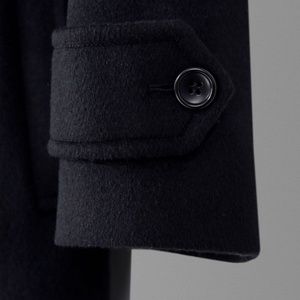 Mới Phổ Biến Tối Giản Phong Cách Nổ Phụ Nữ Của Màu Đen Dài Áo Khoác Áo Khoác Cho Sự Ấm Áp Và Windproof - Product Image 5