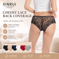 Braguitas de bikini sexys de encaje floral de talle bajo para mujer, ropa interior transpirable de nailon y elastano, suave y elástica, venta al por mayor OEM