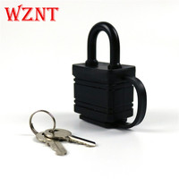 NT-LPC11 Cadenas en laiton de haute qualité 25 mm noir OEM étanche anti-poussière avec couvercle en PVC laminé certifié CE pour usage industriel et de sécurité
