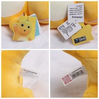 Boneka Plush Milk Dragon Genuine Expression Bag, Mainan Boneka Baru, Dapat Diganti Pakaian, Wajah Hitam, Bahan Poliester, Ukuran 31-50cm