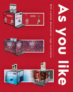 Distributeur de boissons glacées Ardent Spirits, 2 bouteilles, machine à glaçons, refroidisseur de liqueur, réfrigérateur à glace pour bouteilles de <span class=keywords><strong>vodka</strong></span> - Product Image 4