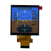 Solution LCD pour simulateur de vol, module LCD TFT 3,4 pouces 480*480, écran LCD carré