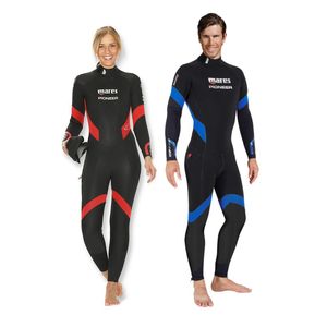 Traje de Neopreno Profesional MARES <span class=keywords><strong>PIONEER</strong></span> de 5mm, Color Neutro, con Capucha y Cremallera Trasera, Aislamiento de 7mm, Hecho en China, Modelo 412344 - Product Image 1