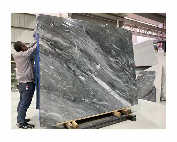 Factor Price Great Louis Grey Agate Marble Grey Stone Marble For Flooring Slab And Wall Nature Louis Grey