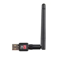 Adaptador WiFi USB de 150Mbps, 2.4GHz, Realtek8188EUS, Antena de 2DB, Tarjeta de Red Inalámbrica, Receptor WiFi para Computadora de Escritorio y Portátil, Compatible con Windows XP, 7, 10 y 11