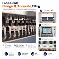 Machine d'emballage automatique multi-voies pour petits sachets de granulés, 12 voies, 5g 10g, pour sachets stick de sucre blanc