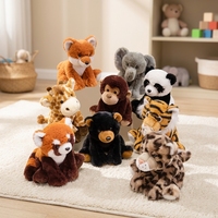 Langbeinige Tier-Plüschtiere Serie 23cm Stofftier-Puppe mit Individuellem Logo aus Strickstoff mit PP-Baumwollfüllung