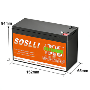 Batería de Litio de Alta Fidelidad SOSLLI de 12.8V 8Ah 102.4Wh para Monitoreo Acústico Portátil, Investigación de Vida Marina - Product Image 6