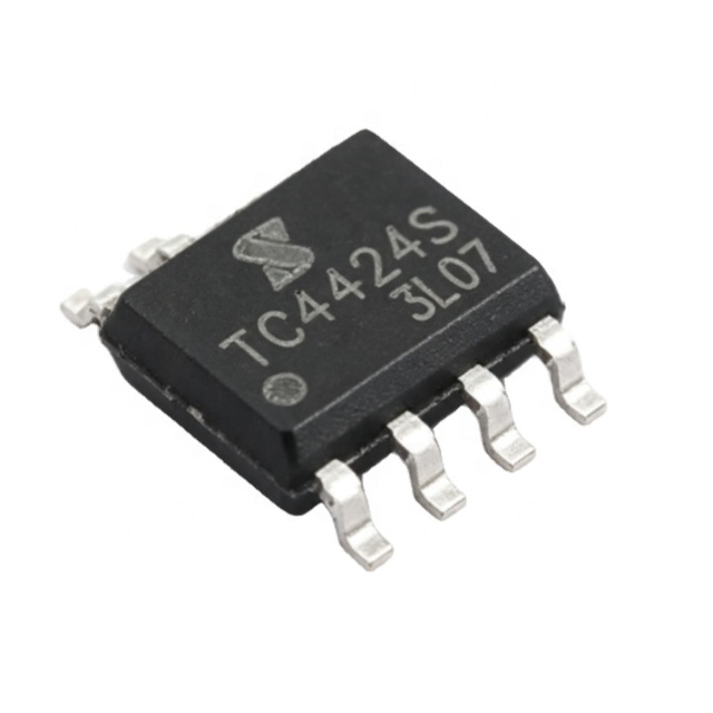 Original TC4424AVOA713-JSM SOIC8 Dual MOSFET Gate Driver 4.5A Non-Inverting 4.5-18V High Speed Driver IC for SMPS Motor Drive