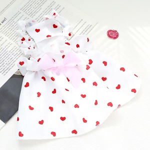 Ropa para Perros Echo, Ligera, con Clip para Correa, Estilo Princesa Floral Francés, Nuevo Estilo para Primavera/Verano, para Bichón y Gatos Teddy - Product Image 3