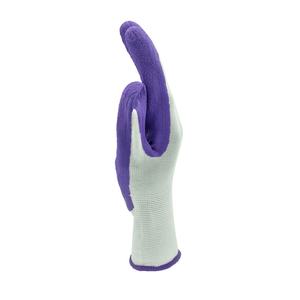 Gants de jardinage pour dames en tricot de nylon blanc à usage général, enduits de <span class=keywords><strong>latex</strong></span> et de mousse <span class=keywords><strong>color</strong></span>ée. - Product Image 5