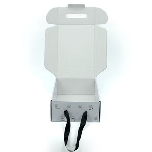 Boîte d'emballage de papier d'impression de logo personnalisé carton ondulé d'expédition noir pour l'expédition - Product Image 3