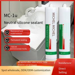 Échantillon gratuit Colle pour verre transparente en silicone neutre, anti-moisissure, boîte entière, vente en gros, scellement complet, dérivés d'hydrocarbures - Product Image 5