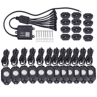 Étanche 4 8 12 Pods RGB LED Rock Light Kit Offroad Voiture Camion Bateau Crawl RGBW Underbody LED Neon Pod Lights pour Jeep ATV SUV