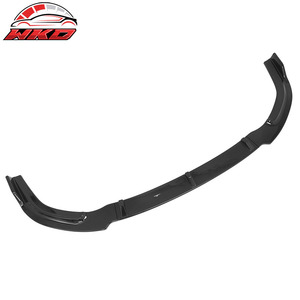 Convient pour Honda Civic Sedan 2006-2008, lèvre de pare-chocs avant style GT, noir brillant - Product Image 2
