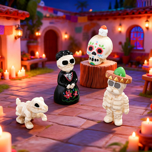 Nuevas Figuras Decorativas de Resina para Halloween, Miniaturas de Diablo y Hombre de las Trevas, Accesorios de Decoración para Micro Paisajes DIY - Product Image 4