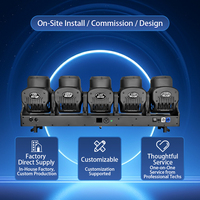 AT600K 5*120 Super Tornado DMX512 IP20 Moving Head LED Wash Light für Bühnenshows, DJ-Disco, Hochzeiten, Eventpartys