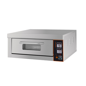 1 boong 1 khay Lò nướng điện thép không gỉ thương mại nướng lò với điều chỉnh nhiệt độ & hẹn giờ cho Bánh mì/Pizza/Cookies - Product Image 2