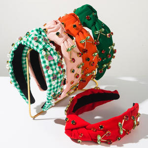 Diadema con Cerezas para Mujer, Accesorios para el Cabello con Pedrería Arcoíris, Diadema Moderna y Bonita para Regalo de Fiesta - Product Image 1