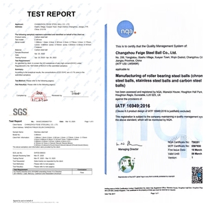 SAIGE Sourcing Map 8PCs Bolas de alta precisión 20mm de diámetro G25 Bola de Hrc60-66 pulida para rodamientos Plata - Product Image 6