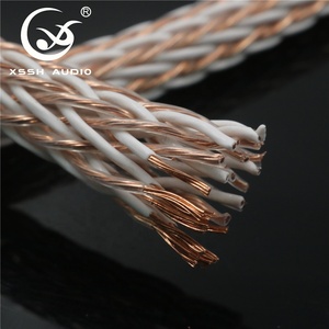 Âm Thanh Loa Dây Điện Yivo Xsssh Hifi Tự Làm OEM Odm Hi-End 12TC 8TC 4TC Tinh Khiết Đồng OCC Số Lượng Lớn Dây Điện Loa Cáp Dây - Product Image 2