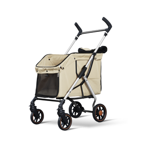 M601T Atacado Grande Capacidade Folding <span class=keywords><strong>Pet</strong></span> Stroller Fácil Viagem Ao Ar Livre para Cães Grandes e Gatos Chinês Wholesale Dog Cart - Product Image 4