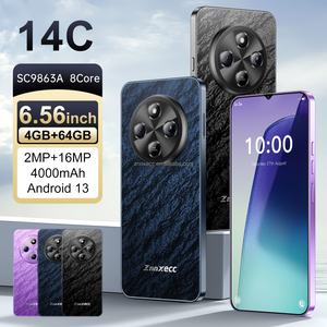 ZNNXECC 14C 4G Teléfono Inteligente con Doble Tarjeta SIM, Pantalla HD de 6.6 Pulgadas, Reconocimiento Facial, Francés, Alemán, Android, Autenticación de Google - Product Image 3