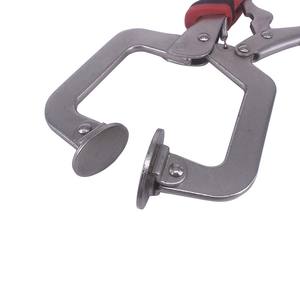Alicates de bloqueo tipo C con superficie dentada de acero al carbono CRV, abrazadera para madera - Product Image 2