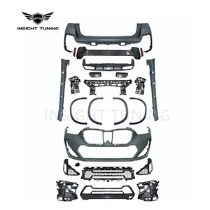 Kit de carroceria para para para-choques dianteiros, acessório novo para BMW X1 U12, atualização para Mt Mtech M-Performance Sport 2023