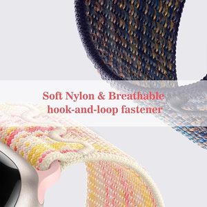 For Lionorm Soft Nylon Watch Band for Apple Ultra 2/Series 10/9/8 Breathable Braided Strap for IWatch Trail <strong>Loop</strong> <strong>Design</strong> - Product Image 6
